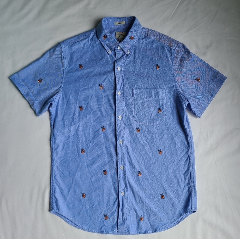 SALE! J.Crew Classic Oxford Peace Shirt
